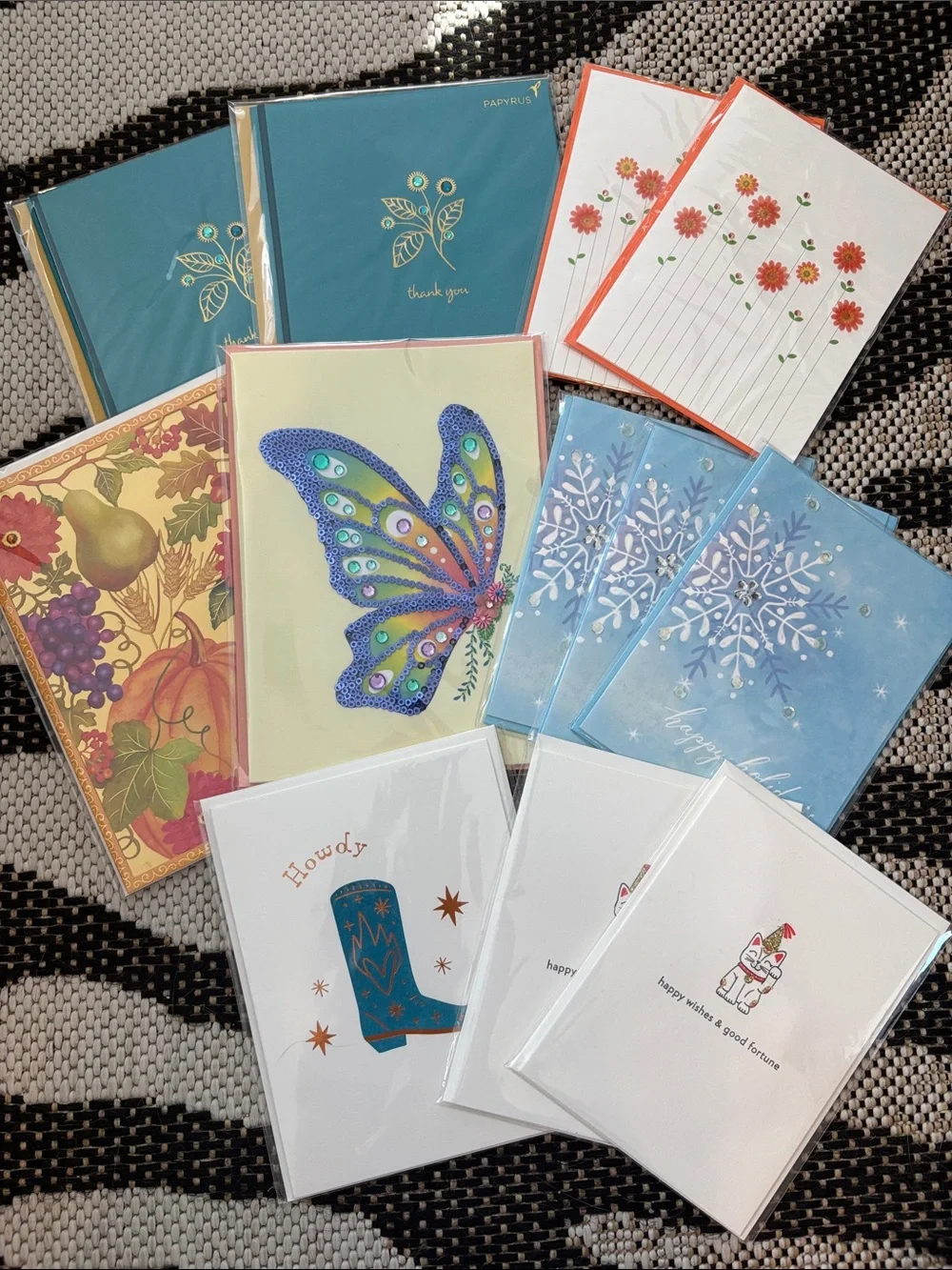 🆕Papyrus Greeting Cards Bundle, Various Occasions, 12 Pieces